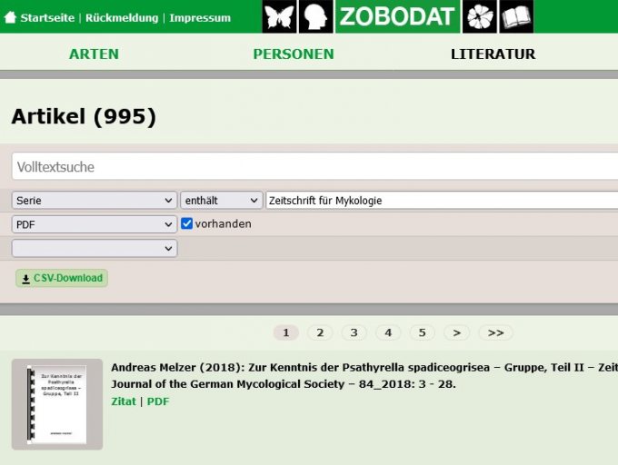 PDF-Downloads der Z. Mykol. via ZOBODAT