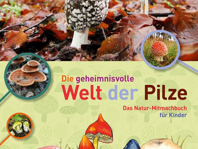 Buchcover: Rita und Frank Lüder (2015) Die geheimnisvolle Welt der Pilze – Das Natur-Mitmachbuch für Kinder